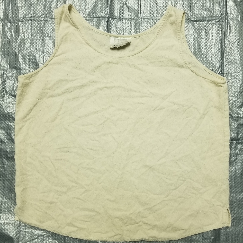 🍭Emblem vintage Y2K linen tank